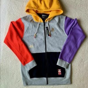 Nike Kyrie CNY Full Zip Hoodie Chinese New Year Mens Medium Full Zip AJ6424-063